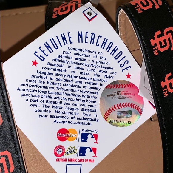 San Francisco Giants Women’s Double-Strap Logo Sandals Size Medium (7/8) - NWT - Picture 7 of 9